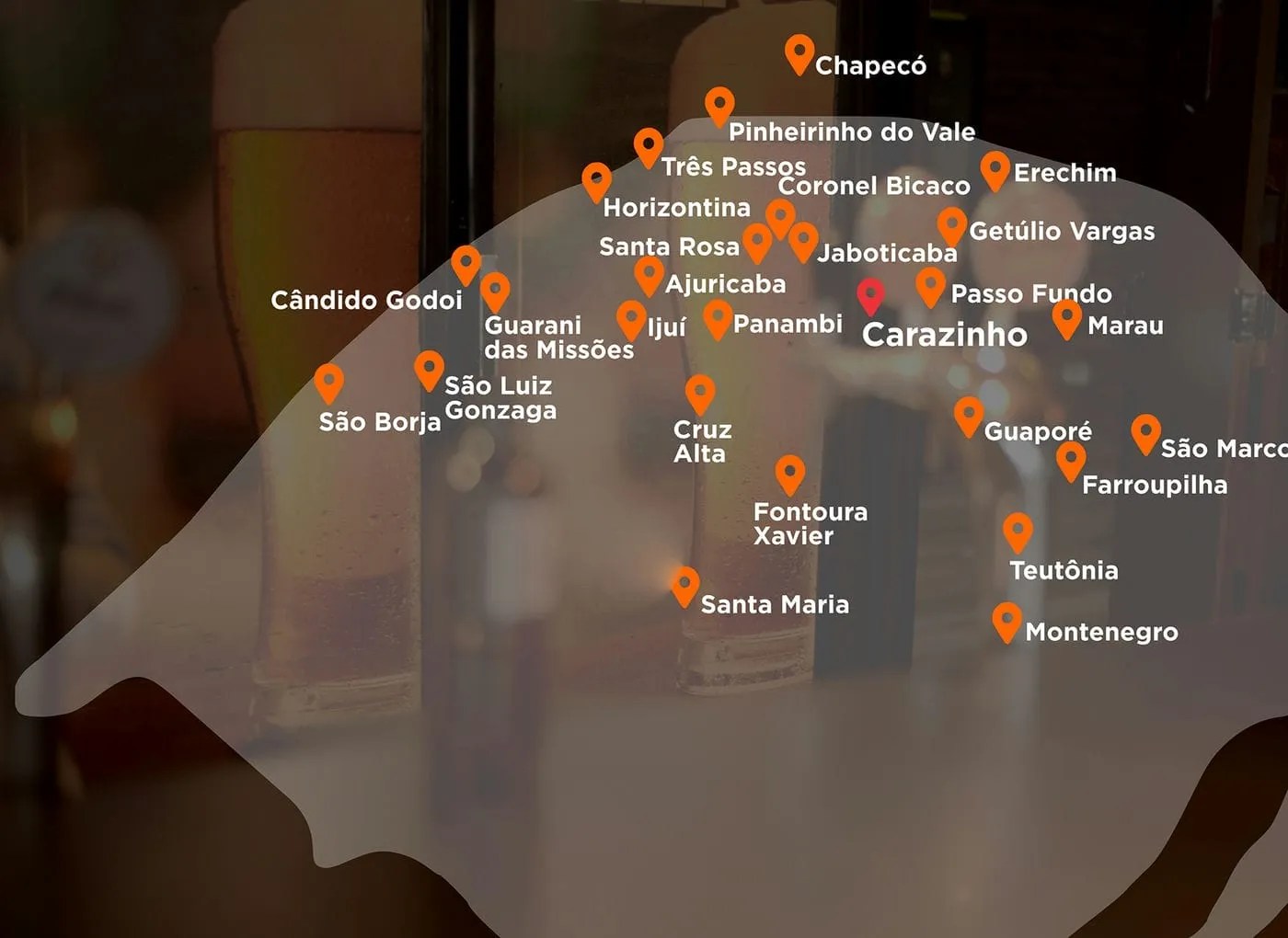 Mapa de revendedores BierSite